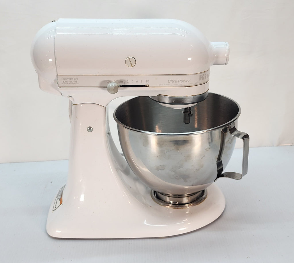 KitchenAid Ultra Power Stand Mixer 10 Speed White KSM90WW w/ Accessories