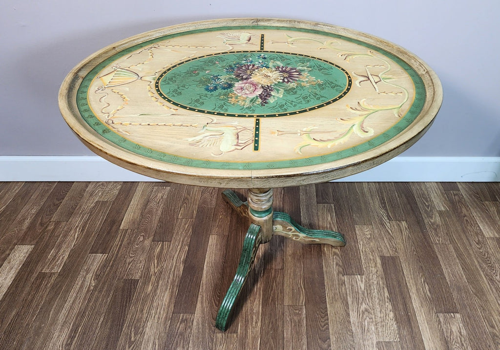 Vintage Painted Flip Top Table