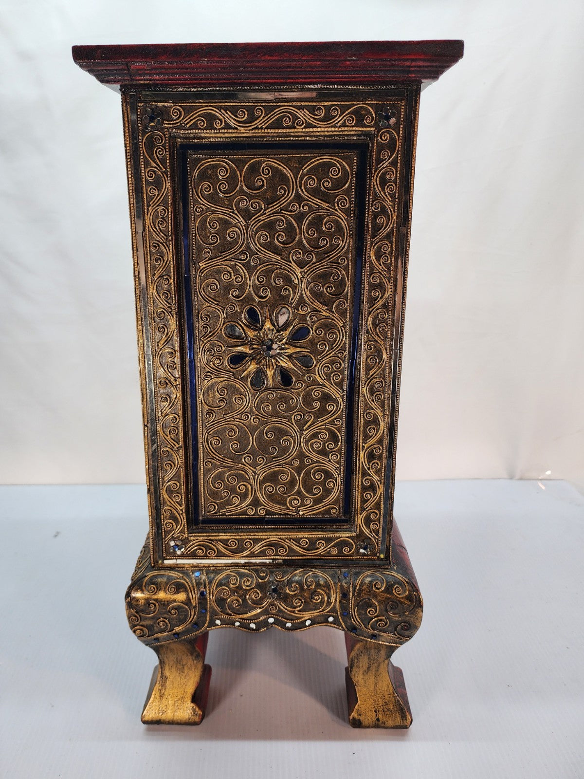 Asian Ornate Decorative Cabinet