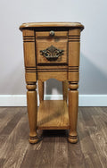 Vintage Oak Side Table