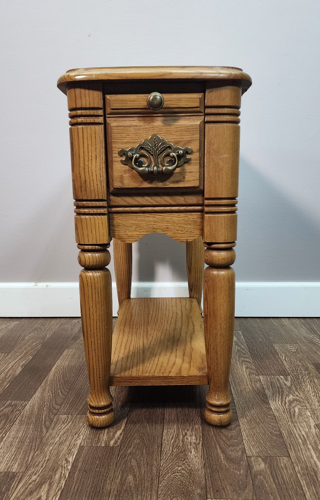 Vintage Oak Side Table