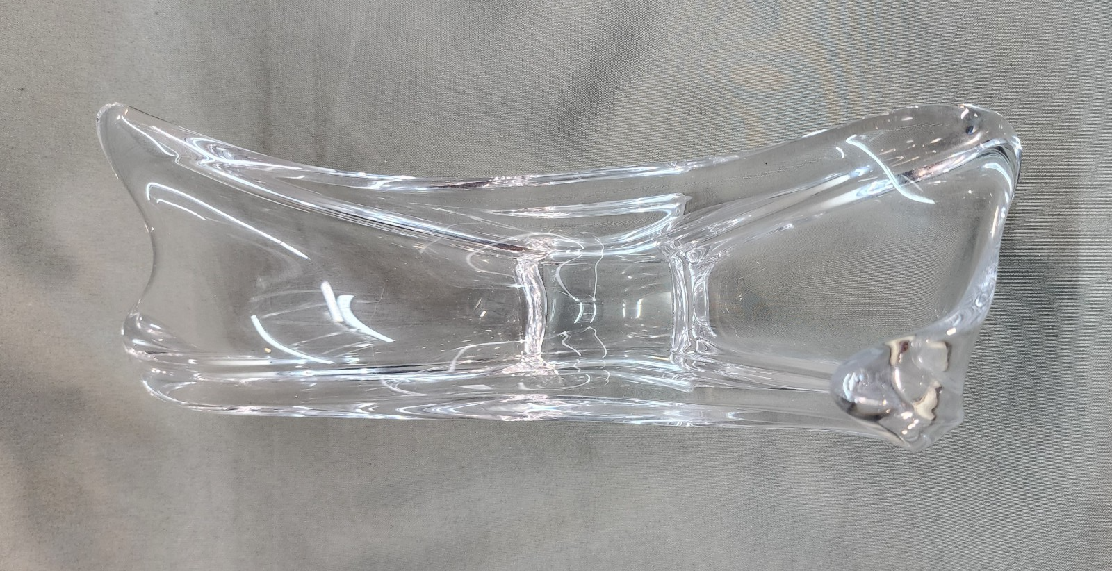 Vintage French Crystal Centerpiece Bowl